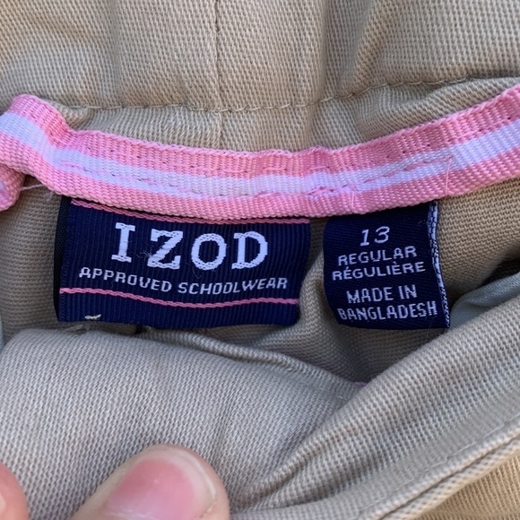 Izod women's size 13 khaki stretch skinny pants,nwt - Picture 5 of 5